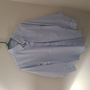 Men brooks brothers XL blue button down dress Shirt